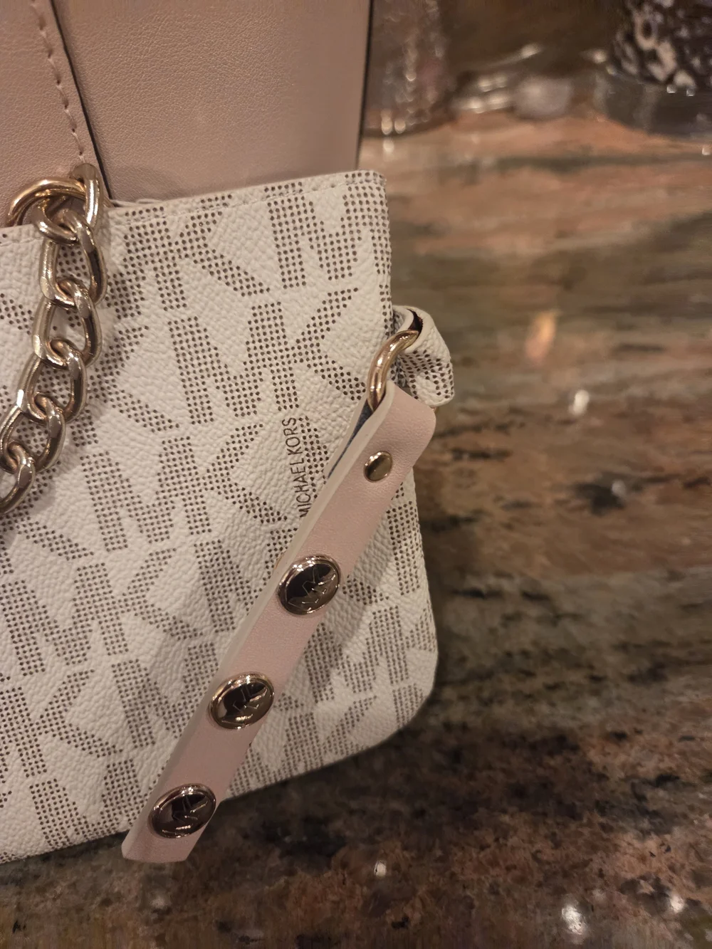 Michael Kors Pink 3-Piece Handbag Set - Tote, Wristlet & Mini Satchel